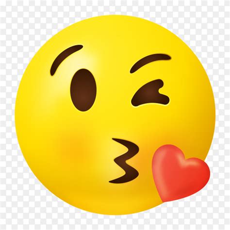 Kissing Face Emoji On Transparent Background Png Similar Png
