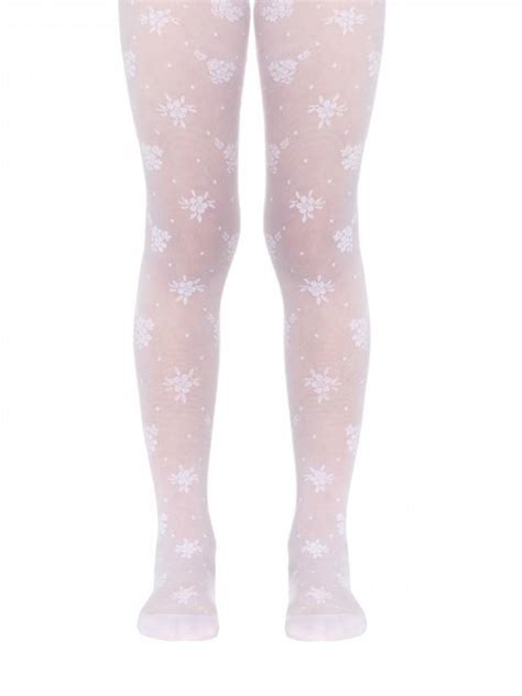 Tights Tights With Floral Patterns Lucia Official Online Store Conte