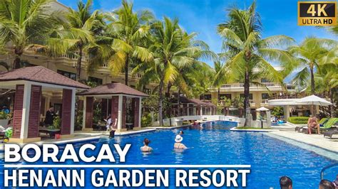 Henann Garden Resort Boracay Walking Tour 4k Philippines