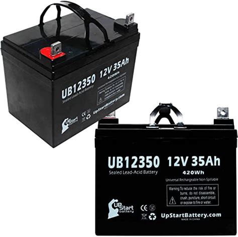 2 Pack Replacement For Pride Celebrity Xl Scooter Battery