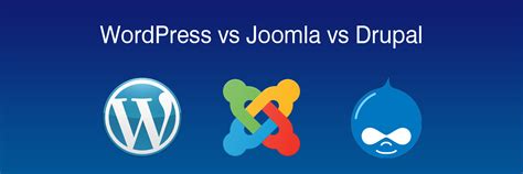 Wordpress Vs Joomla Vs Drupal The Best Cms For Our Business