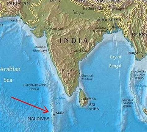 Dónde Están Las Maldivas En El Mapa