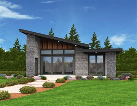 Mercury Modern Shed Roof House Plan By Mark Stewart Home