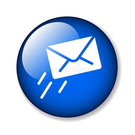 Email Mail Icon Button Stock Illustration Illustration Of Details