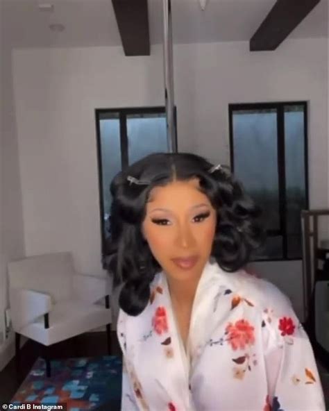 Cardi B Shows Off Her Impressive Pole Dancing Skills As She Tackles