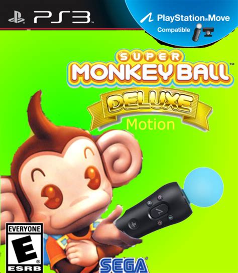 Super Monkey Ball Deluxe Motion Playstation 3 Box Art