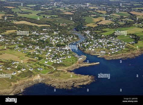 Clohars Carnoet Brittany North Western France Aerial View Of The