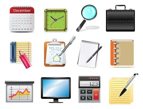 Office Icons Ai Eps Vector Uidownload