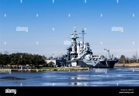 Museum Battleship Uss North Carolina Stock Photo Alamy