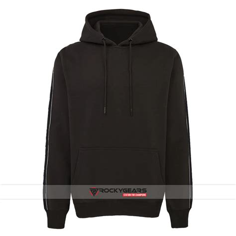 Black Fleece Long Sleeve Hoodie 1 Custom Hoodies And Sweatshirts