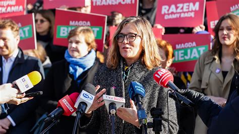 Magdalena Biejat Kandydatk Lewicy Na Prezydenta Warszawy Tvp Info