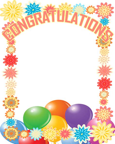Congratulations Border Clipart 10 Free Cliparts Download Images On