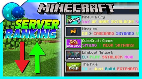 Ranking The Top Only 5 Servers On Minecraft Bedrock Edition Youtube