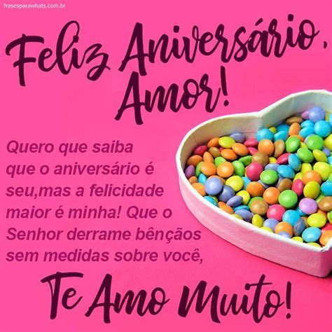 Feliz Aniversário Amor Frases Para Whats