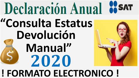 Consultar Estatus Devoluci N Manual Solicitud Formato Electr Nico De