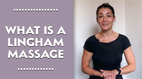 What Is A Lingham Massage Youtube