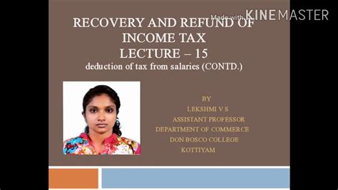 Communications act 2003 section 127(1)(a). RECOVERY & REFUND OF INCOME TAX- LECTURE 15(Deduction of ...