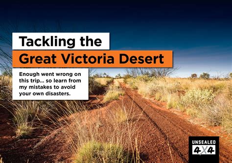 Victoria Desert Archives Unsealed 4x4