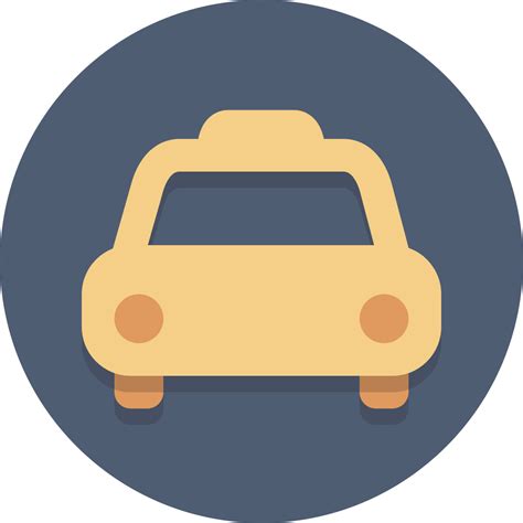 Taxi Transit Transportation Icon Free Download