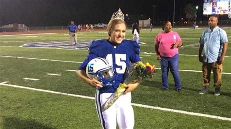 Homecoming Queen Kicks Game Winning Extra Point