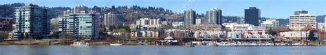 Downtown Marina And Waterfront Architecture Portland Or — Stock Photo