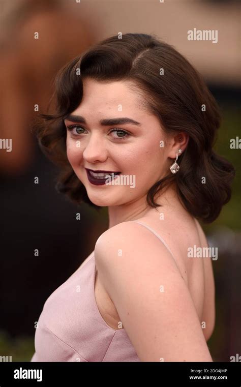 Maisie Williams Attends The 23rd Annual Screen Actors Guild Awards Held