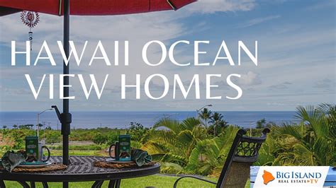 Big Island Hawaii Real Estate Kailua Kona Home With Ocean Views Big