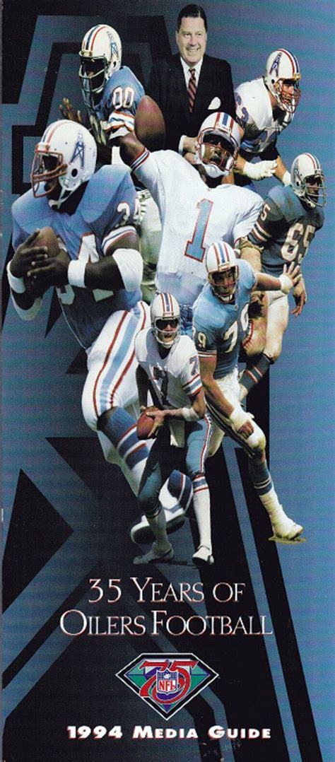 1994 Houston Oilers Media Guide Sportspaper Wiki