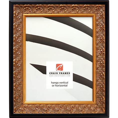 Craig Frames Furio 20x30 Inch Picture Frame Gold And Black