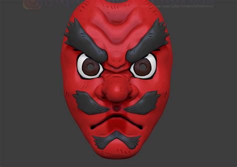 Demon Slayer Sakonji Urokodaki Mask Cgtrader