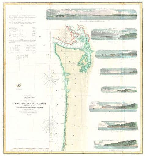 West Coast Reconnaissance Of The Western Coast The Old Map Gallery
