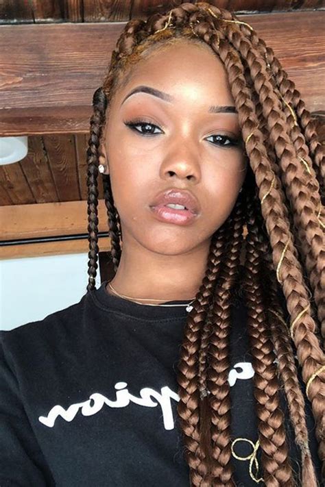 How To Style Coolest Modern Box Braids Hairstyle Box Braids Trends