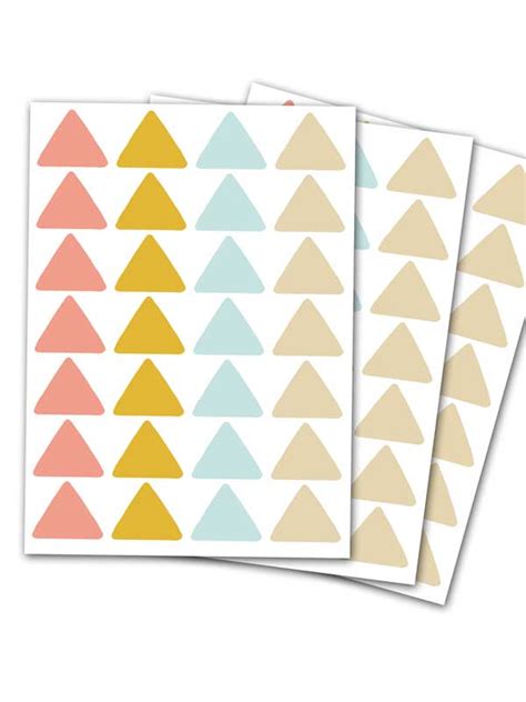 Colorful Triangle Wall Decals Decobeez