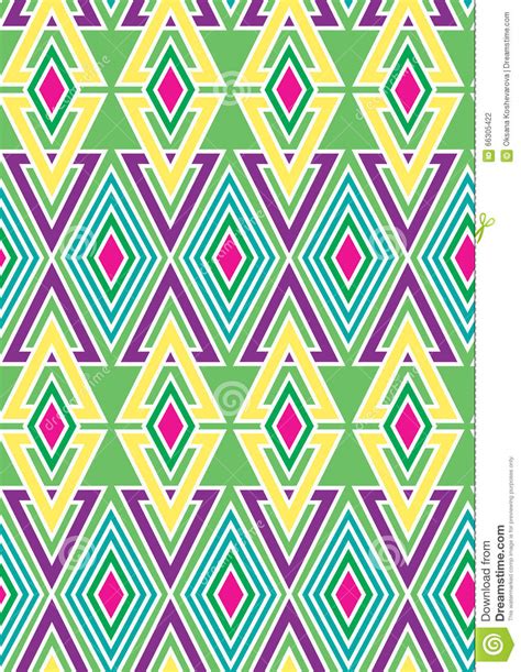 Geometric Pattern Stock Vector Illustration Of Fabric 66305422