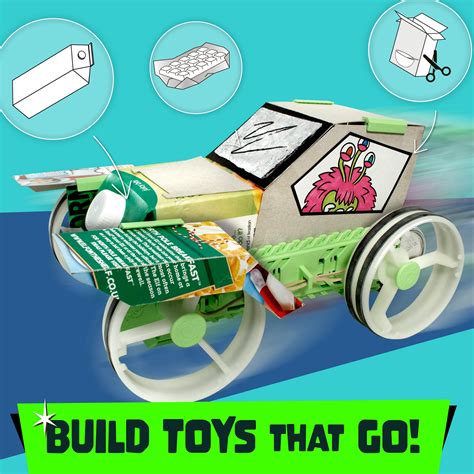 Junko Core Zoomer Toy Car Kit Make Your Own Toy Car Out Of Recycled