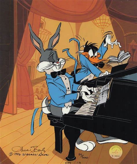Bugs Plays The Piano Daffy Attacks It Dibujos Animados Clásicos