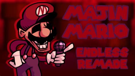 Majin Mario Endless Remade Friday Night Funkin Fnf Youtube