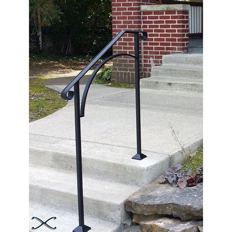 Iron X Handrail Arch 2 In 2022 Outdoor Stair Railing