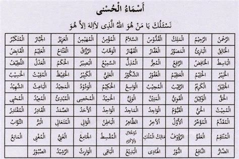 Semua dari asmaul husna ini harus di paham oleh seluruh umat islam sebab dengan membacanya secara rutin selain bisa menjadi pengetahuan. 99 Asmaul Husna (Nama-Nama Allah yang Indah dan Baik) Tulisan Arab Beserta Artinya - Kabar Lumajang