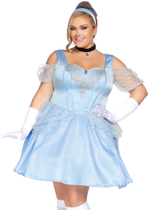 leg avenue glass slipper cinderella princess women s halloween fancy dress costume for adult 1x