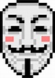 Pixel Art - V de Vendetta by Parrichan on DeviantArt