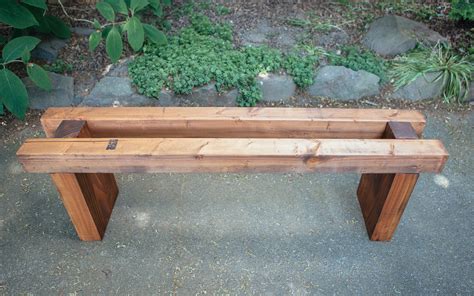25 Diy Garden Bench Ideas Free Plans For Outdoor Benches 4x4 Wood Bench