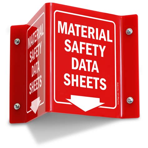 Msds Signs Material Safety Data Sheet Signs