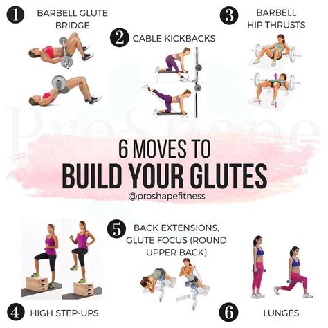 Looking For Some Exercises To Build Your Glutes Here Are Some Of My Favourites Barbell Glute B