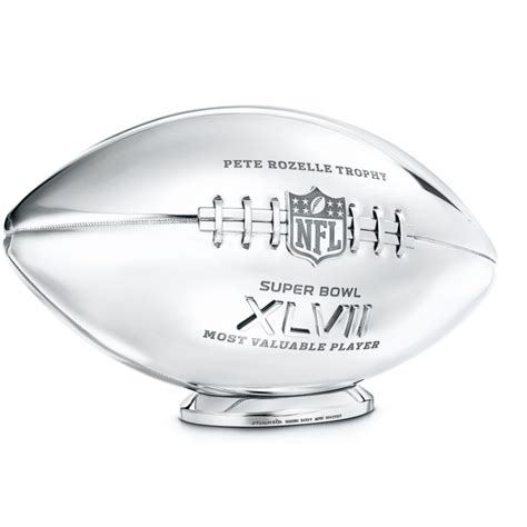 The Pete Rozelle Super Bowl® Mvp Trophy Designed And Handcrafted By