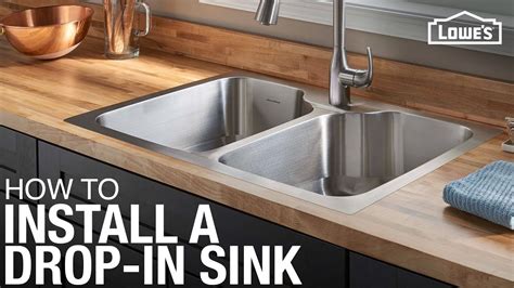How To Install A Drop In Kitchen Sink Youtube