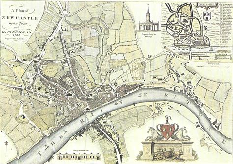 Old Map Of Jesmond Newcastle Upon Tyne
