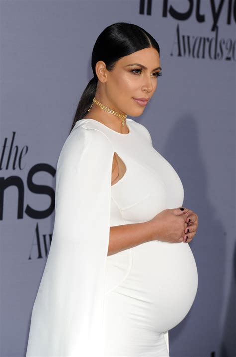 Pregnant Kim Kardashian At Instyle Awards 2015 In Los Angeles 10262015 Hawtcelebs