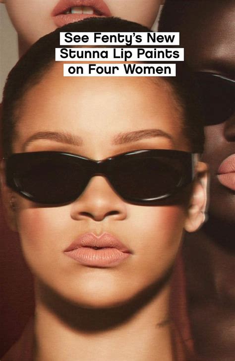 We Tested Rihannas New Stunna Lip Paints On Four Women Lip Paint