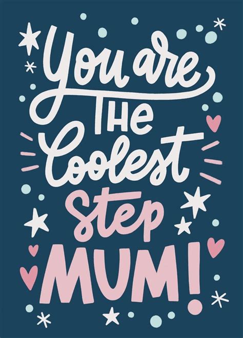 You Are The Coolest Step Mum Card Scribbler